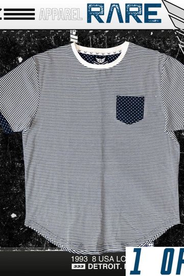 1/1 Size Up Blue Frat Tee *LIMITED*