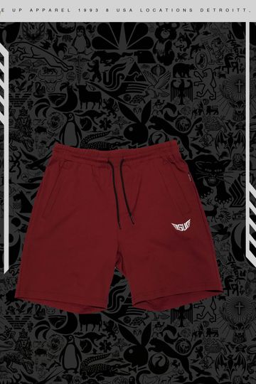 1/1 Size Up Maroon Lifestyle Shorts *LIMITED*