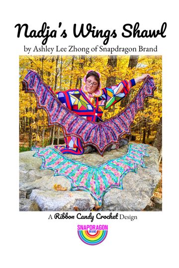 'Nadja's Wings' Shawl Downloadable Crochet Pattern