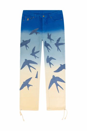 KidSuper Studios Flying Bird Gradient Pants (Blue)