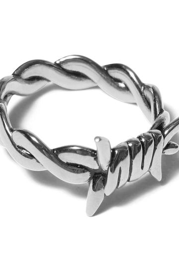 HUF BARBED WIRE RING - SILVER