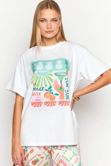 Jaz Dolce Vita Print Tee