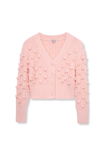 Pompom Sweater Cardigan