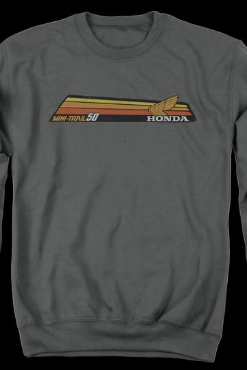 Honda Mini-Trail 50 Stripe - Men's Crewneck Sweatshirt