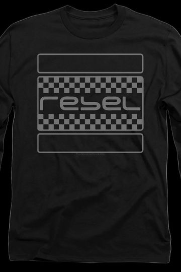 Honda Rebel Checkers Grey - Men's Long Sleeve T-Shirt