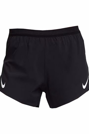 Nike AeroSwift Dri-FIT ADV 4" Brief-Lined Running Shorts (Black/Summit White)