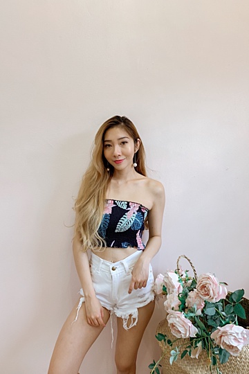 Palm Tube Top Black