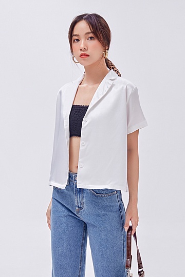 White Cora Top