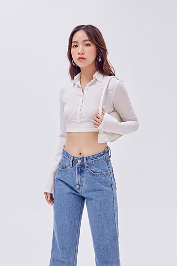 White Lara Top