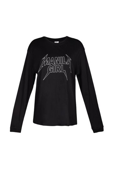 Manila Girl Band Tee (Black)