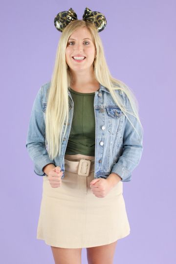 Jaylon Belt Accent Skirt